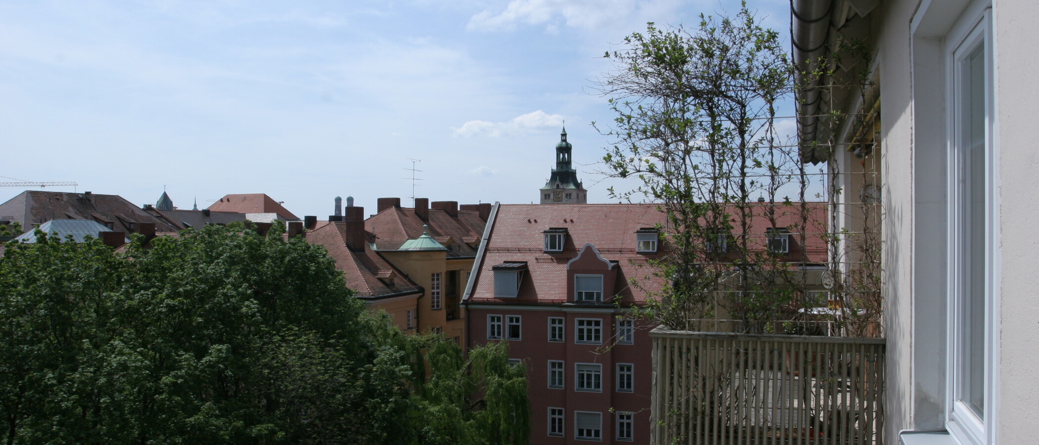 мансардная квартира München Lehel 08 балкон 3850