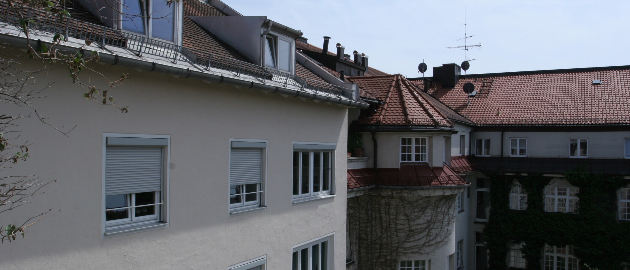 мансардная квартира München Lehel 03 вид из окна 3850
