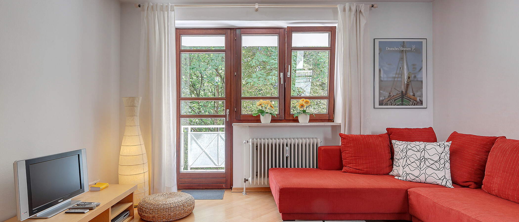 двухэтажная квартира München Glockenbachviertel 02 гостиная 3866