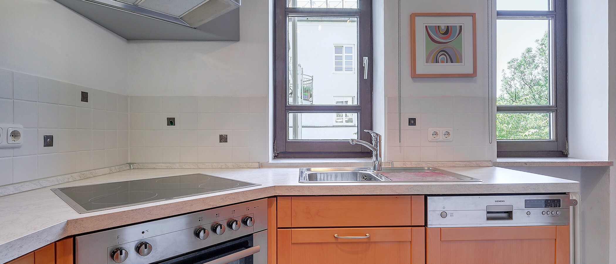 двухэтажная квартира München Glockenbachviertel 02 кухня 3866