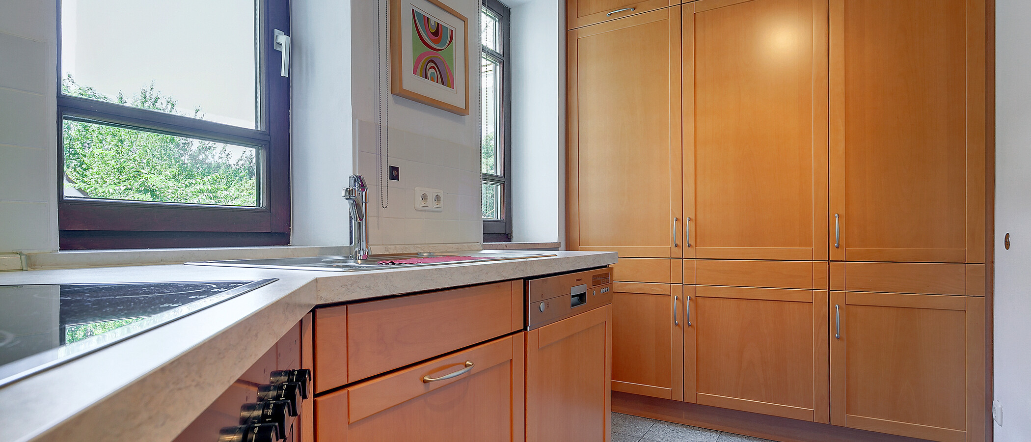 двухэтажная квартира München Glockenbachviertel 03 кухня 3866