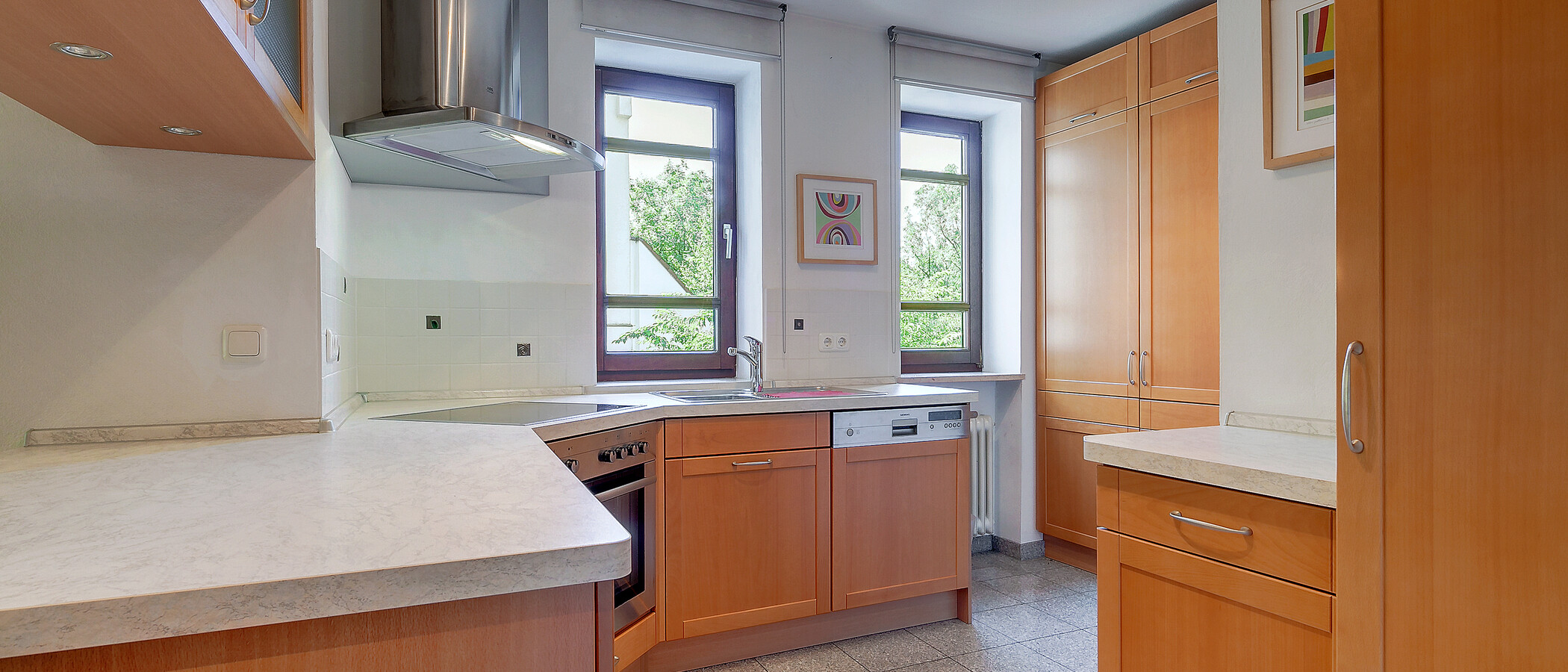 двухэтажная квартира München Glockenbachviertel 05 кухня 3866