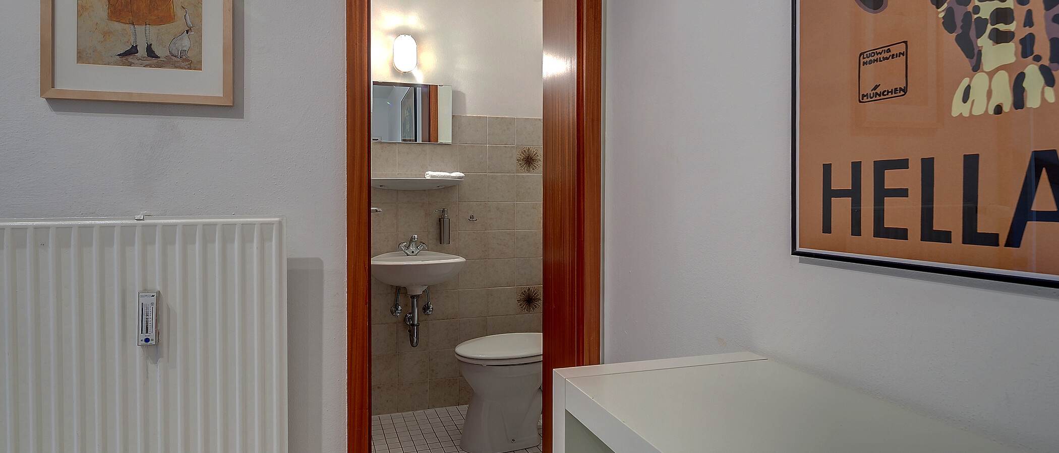 двухэтажная квартира München Glockenbachviertel 08 коридор 3866