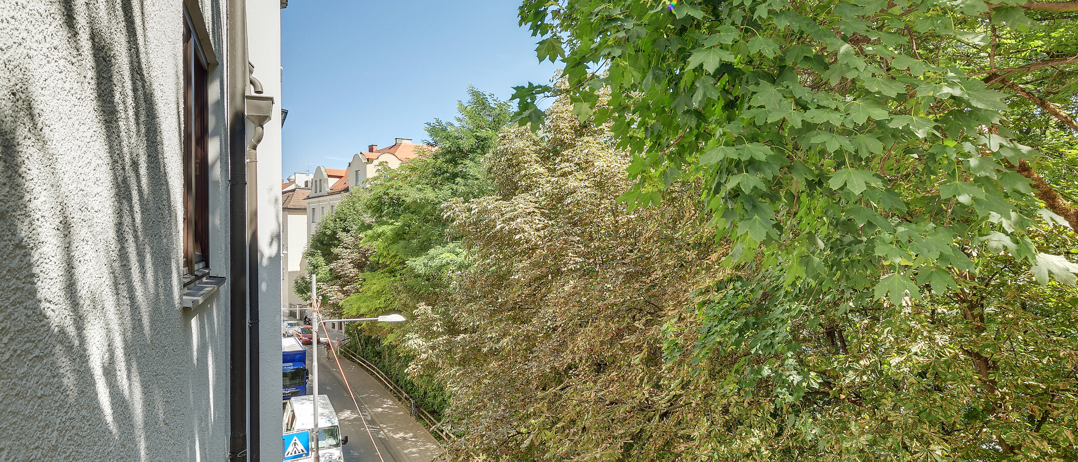 двухэтажная квартира München Glockenbachviertel 03 вид из окна 3866