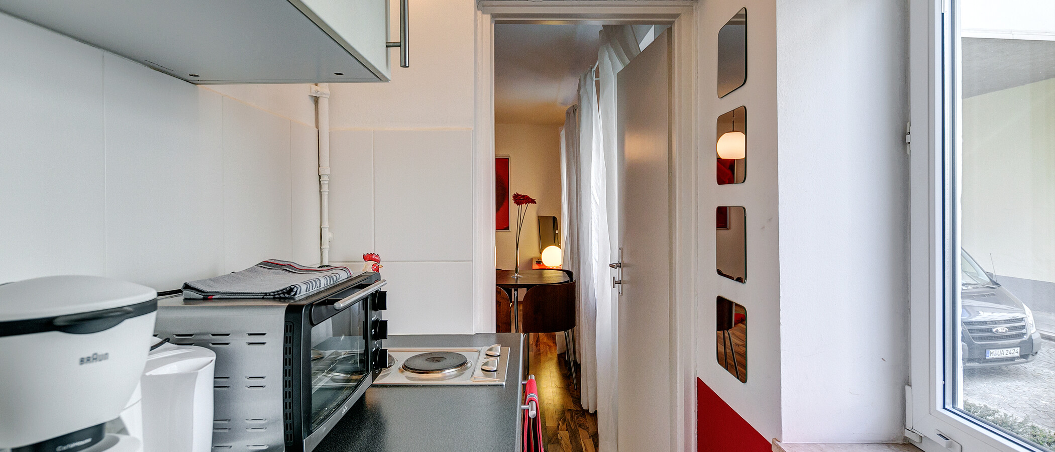 квартира München Schwabing-West (rund um den Hohenzollernplatz) 02 кухня 3868