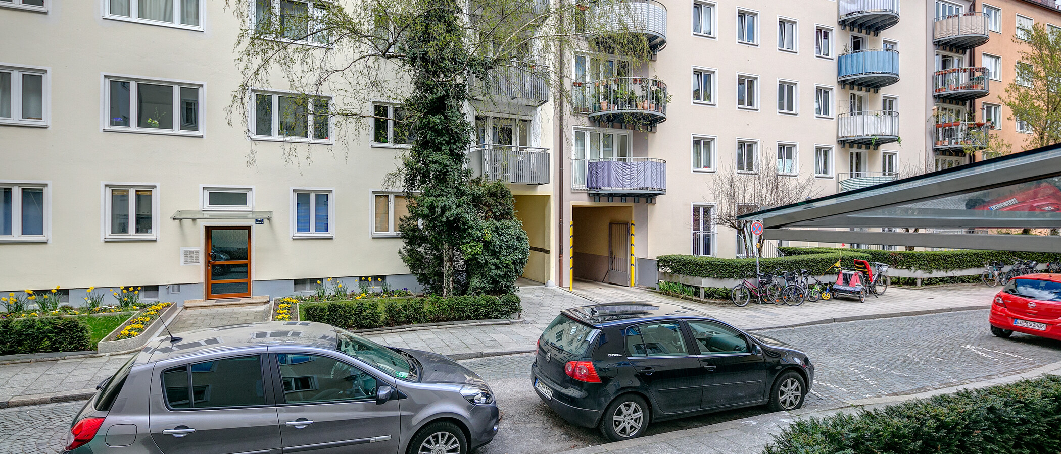 квартира München Schwabing-West (rund um den Hohenzollernplatz) 01 вид из окна 3868