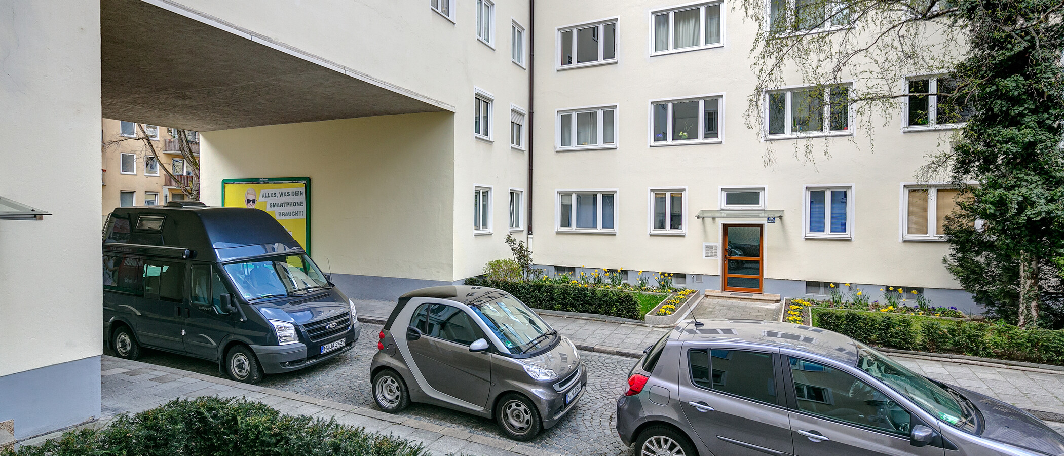 квартира München Schwabing-West (rund um den Hohenzollernplatz) 02 вид из окна 3868