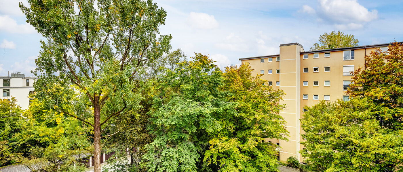 квартира München Parkstadt Bogenhausen 01 вид из окна 4053