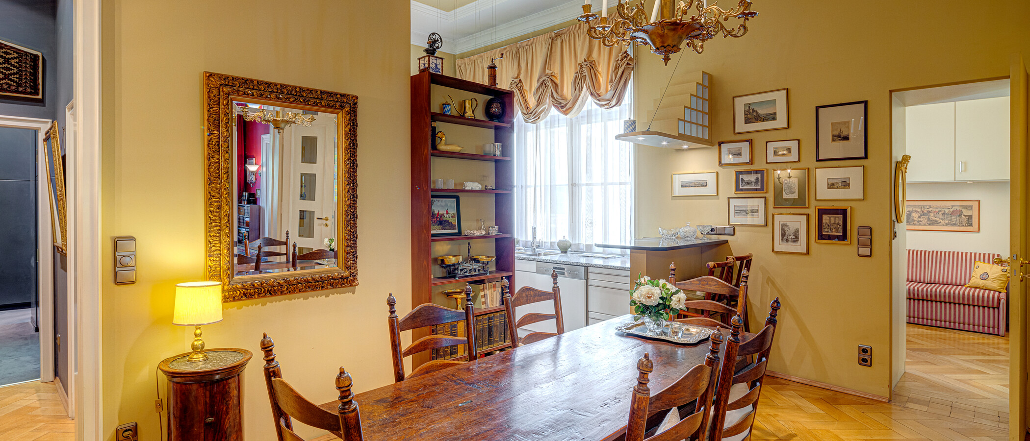 квартира München Lehel 04 кухня 4093