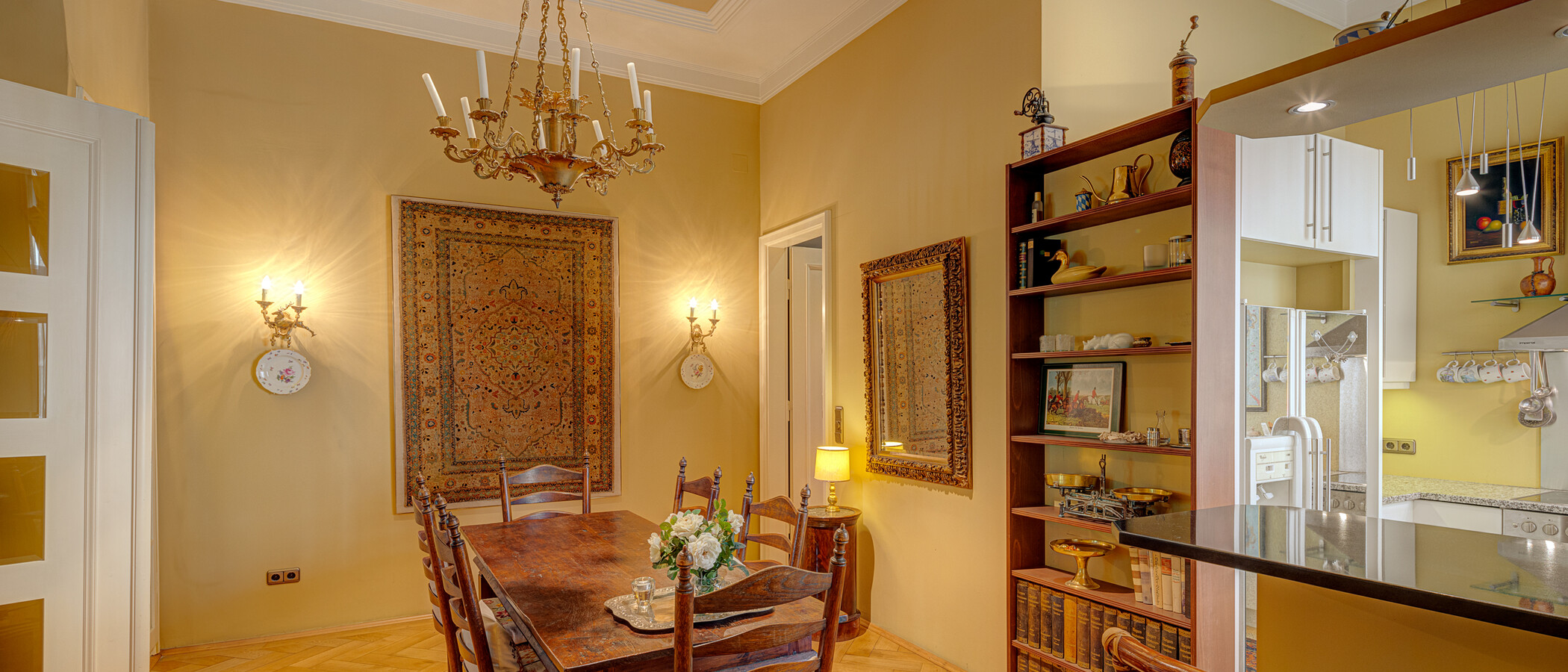 квартира München Lehel 05 кухня 4093