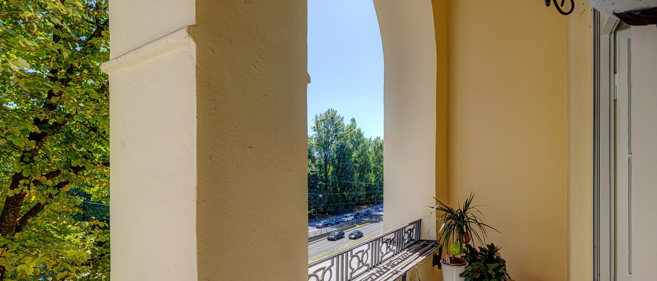 квартира München Lehel 01 балкон 4093