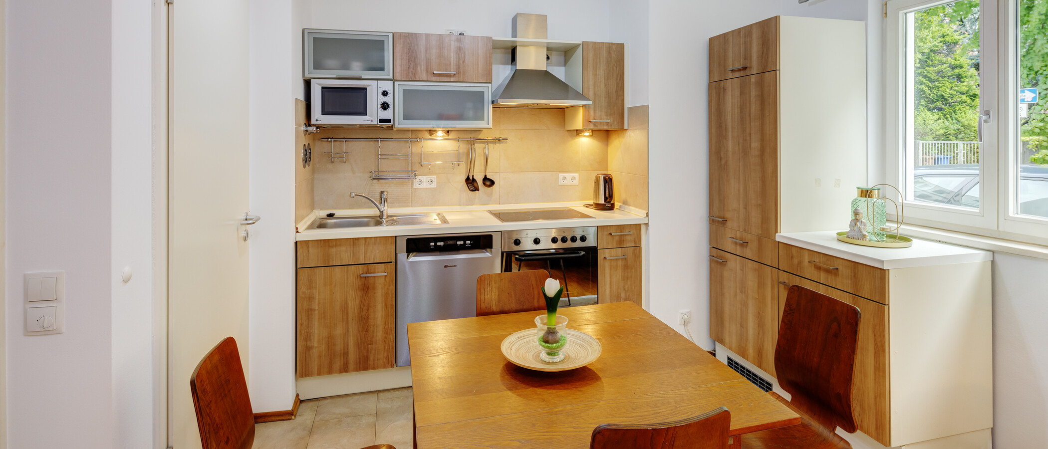 квартира München Sendling-Westpark 01 кухня 4124