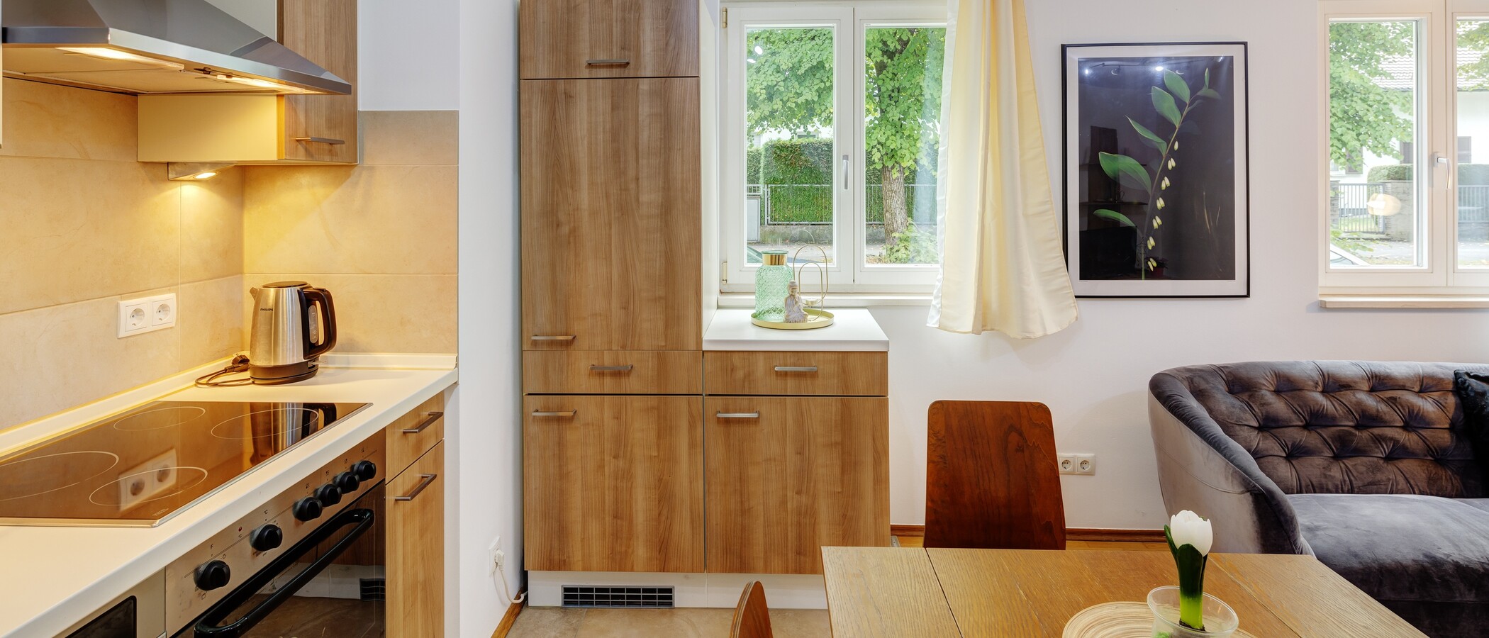 квартира München Sendling-Westpark 03 кухня 4124