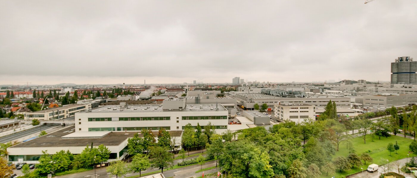 квартира München Olympiadorf 02 вид из окна 413