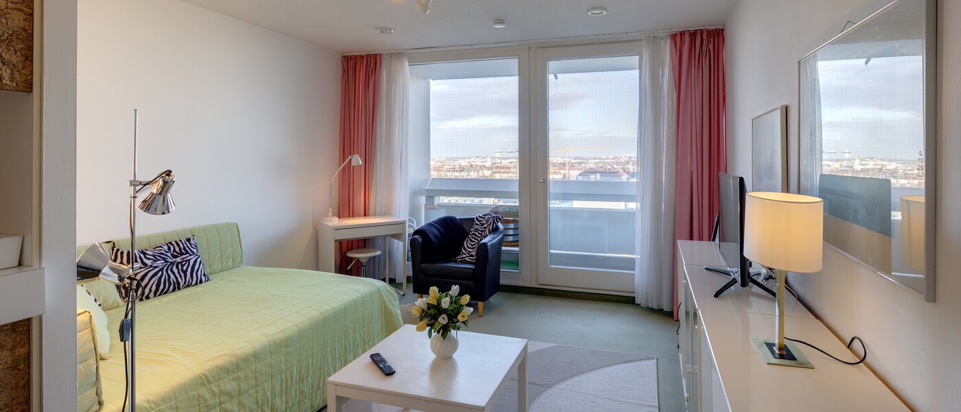 квартира München Olympiadorf 01 жилое пространство 413