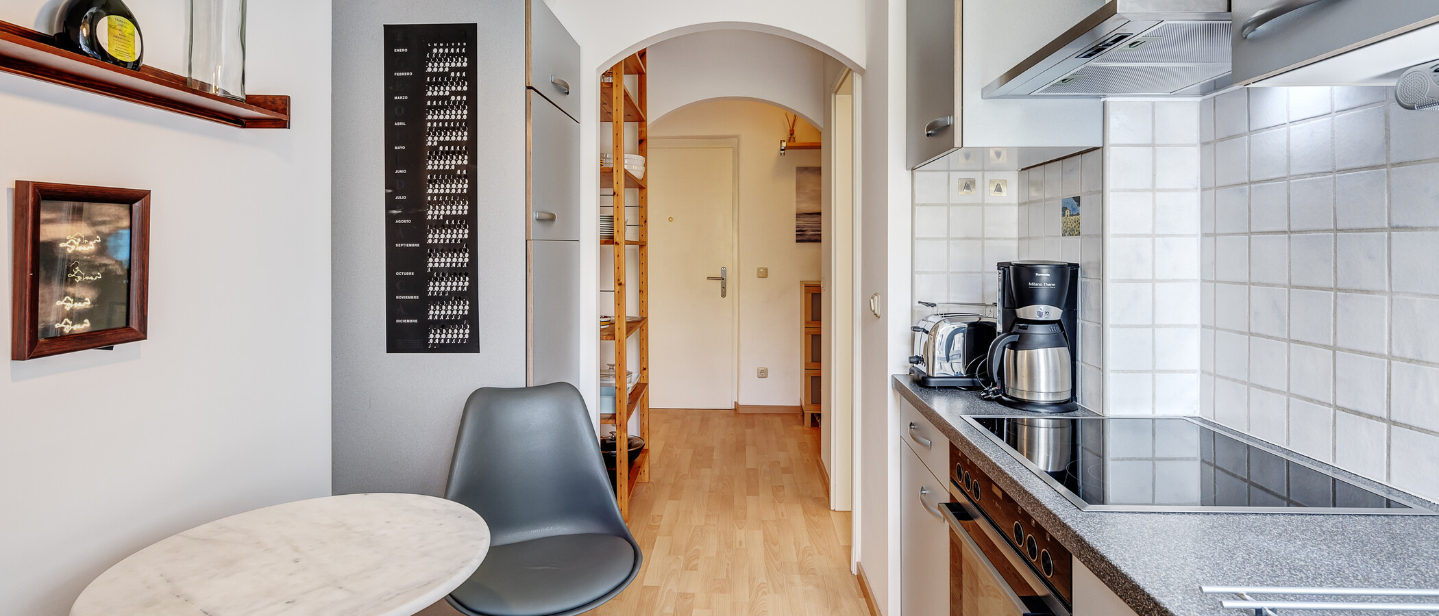 мансардная квартира München Obergiesing 03 кухня 4141