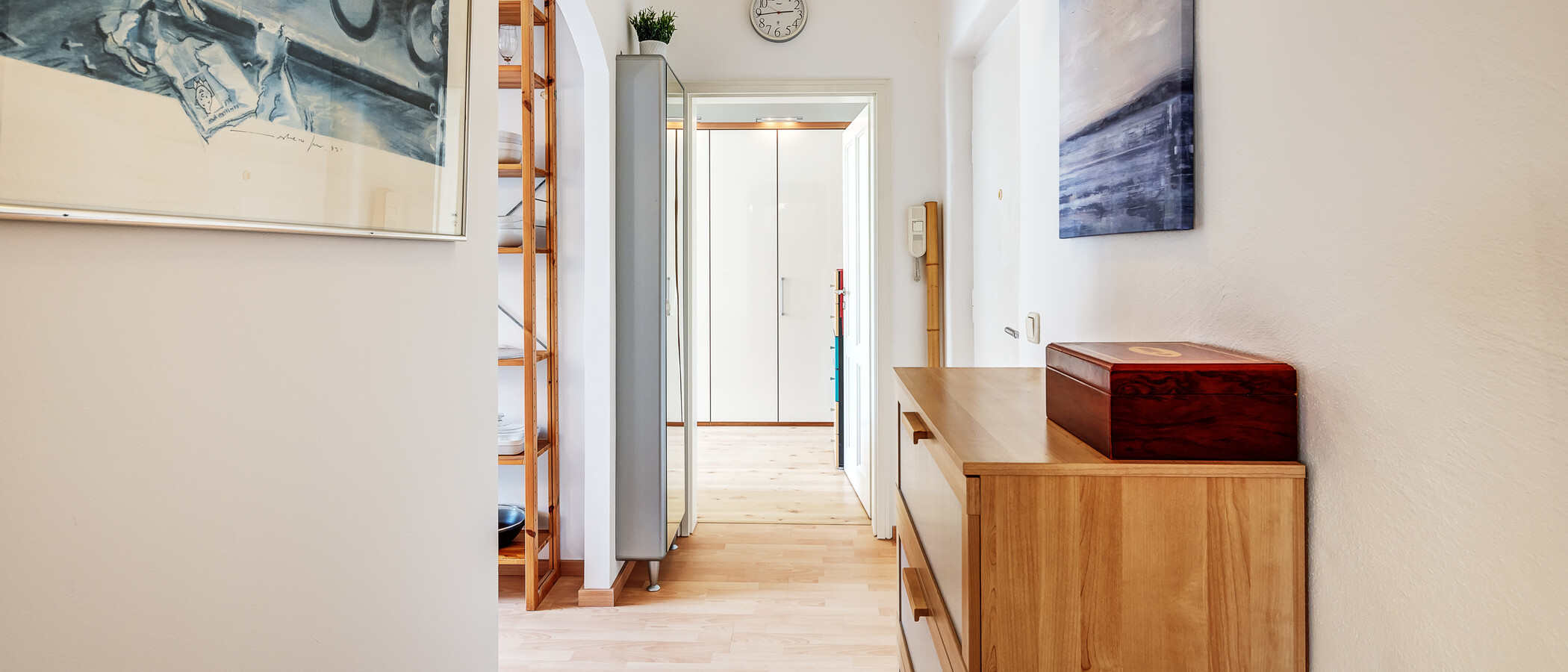 мансардная квартира München Obergiesing 01 коридор 4141