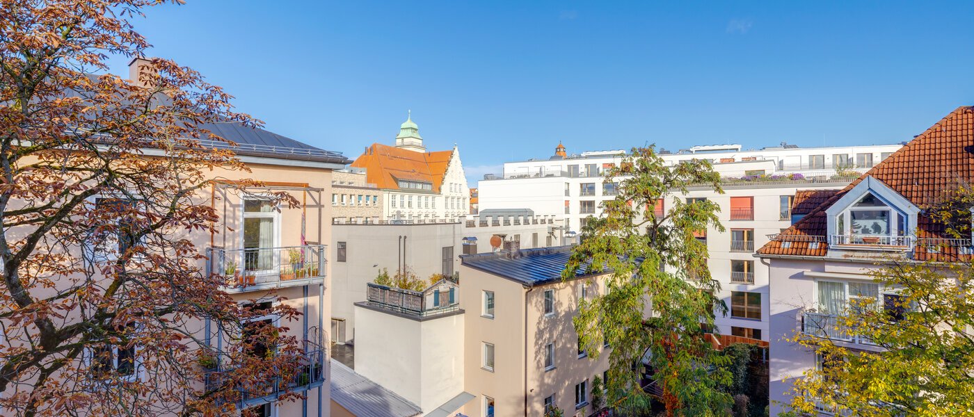 квартира München Schwabing-West 01 вид из окна 4159