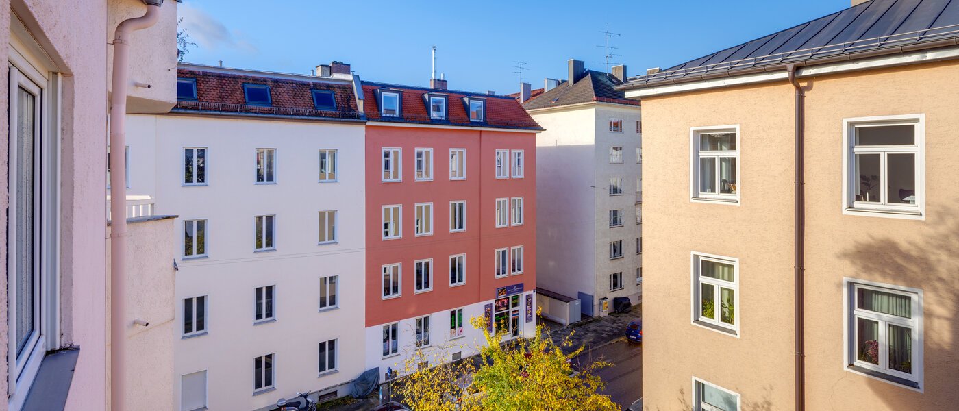 квартира München Schwabing-West 03 вид из окна 4159