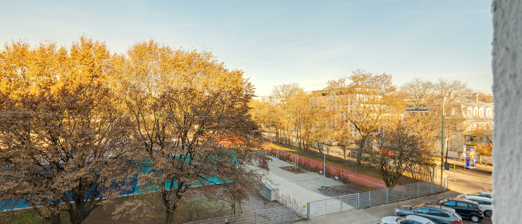 квартира München Schwabing-West (rund um den Hohenzollernplatz) 02 вид из окна 4172