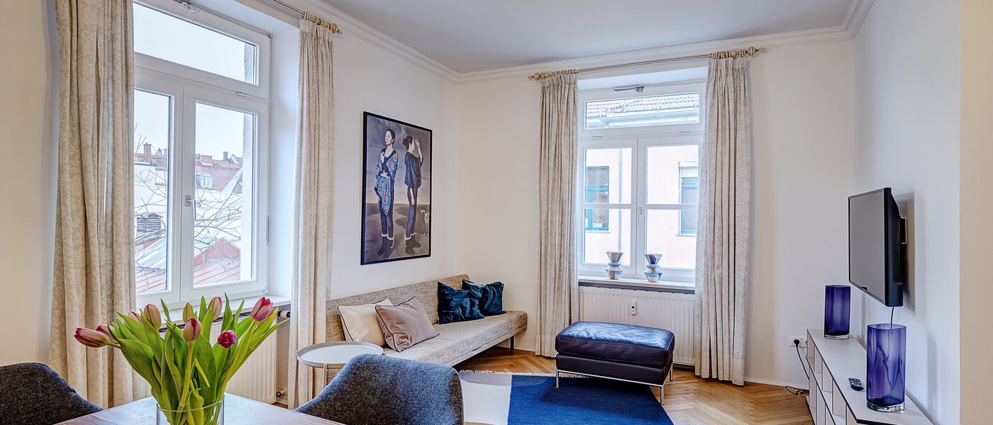 квартира München Schwabing (rechts der Leopoldstraße) 01 жилое пространство 4261