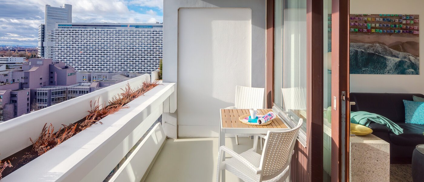 квартира München Arabellapark 01 балкон 4263