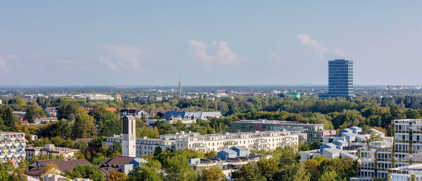 квартира München Arabellapark 01 вид из окна 4263