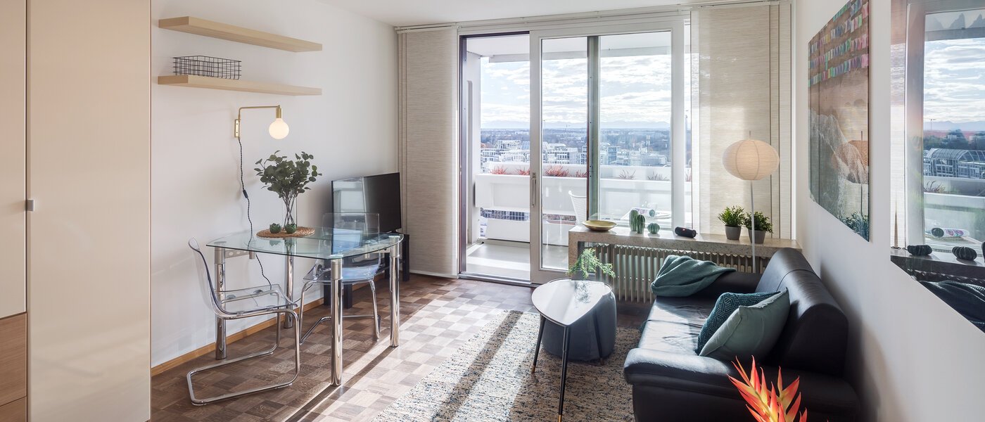 квартира München Arabellapark 02 жилое пространство 4263