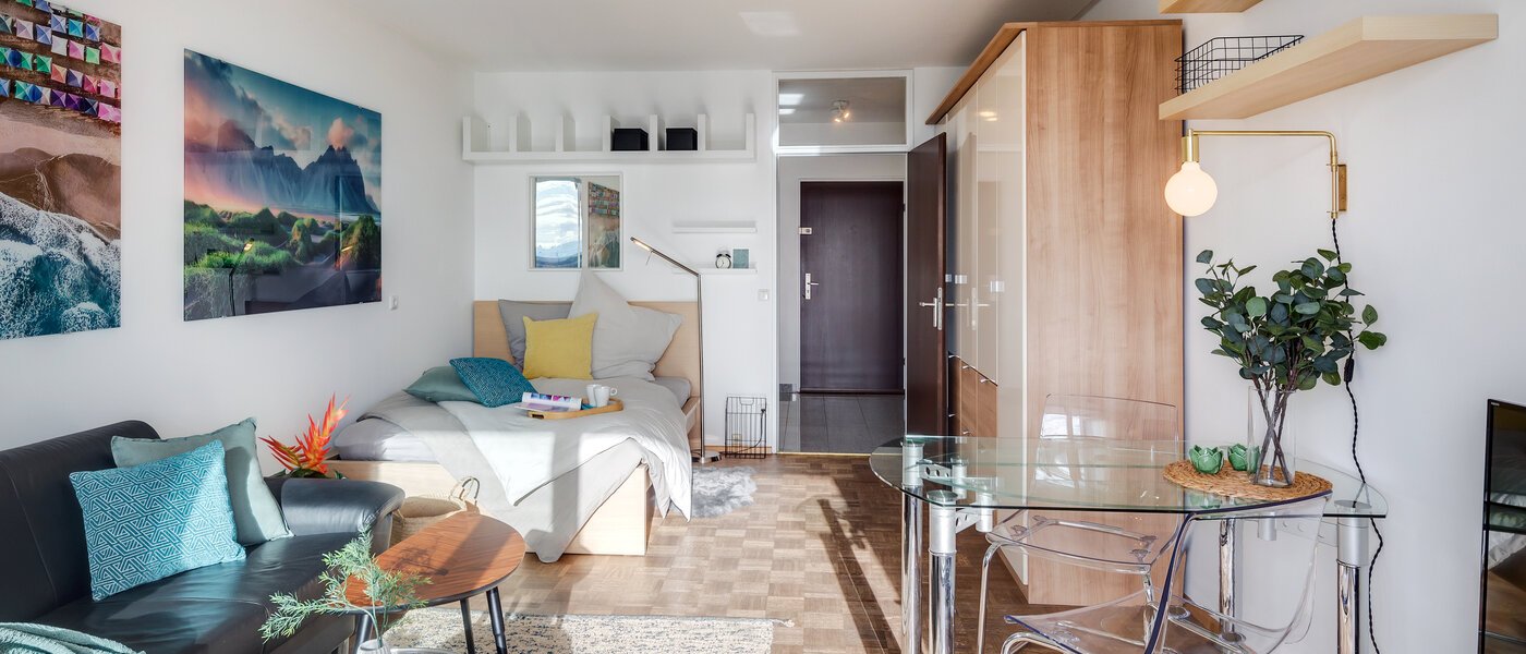 квартира München Arabellapark 04 жилое пространство 4263