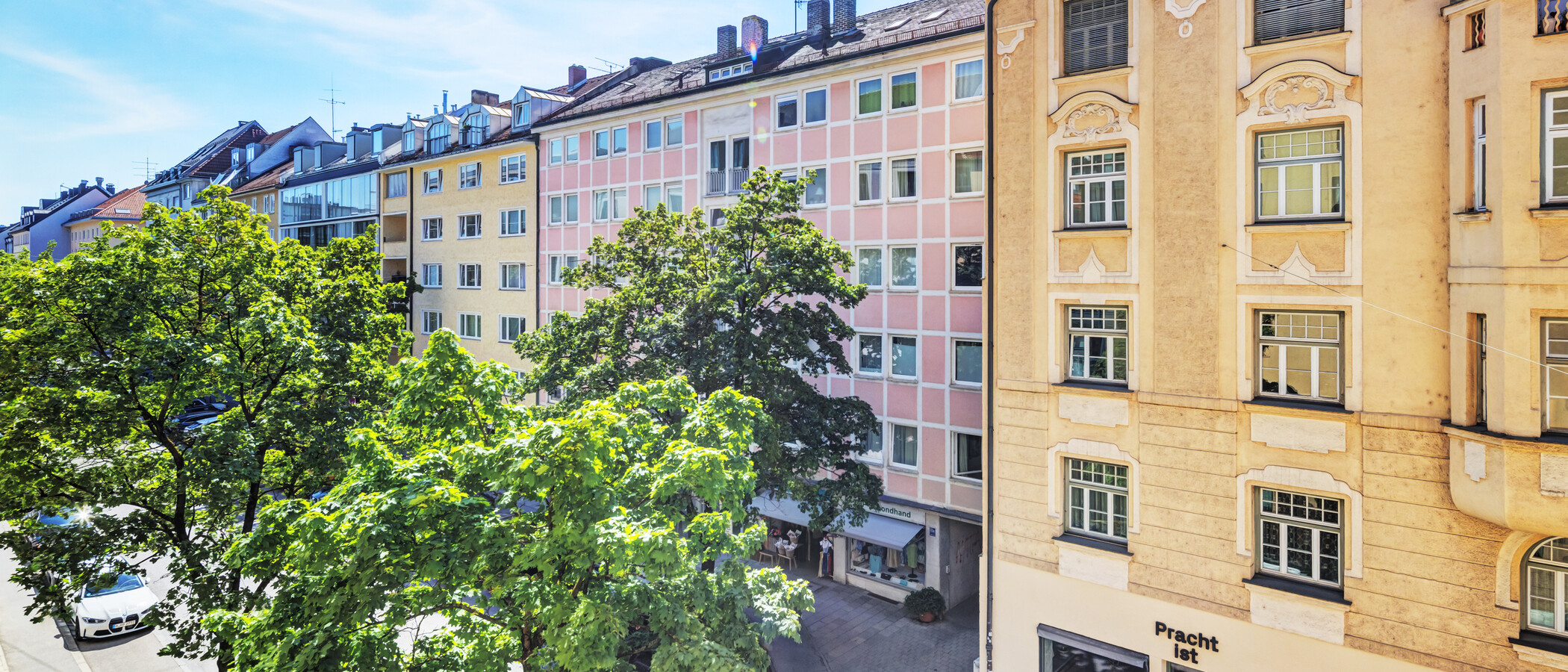 квартира München Maxvorstadt - Museumsviertel 01 вид из окна 4289