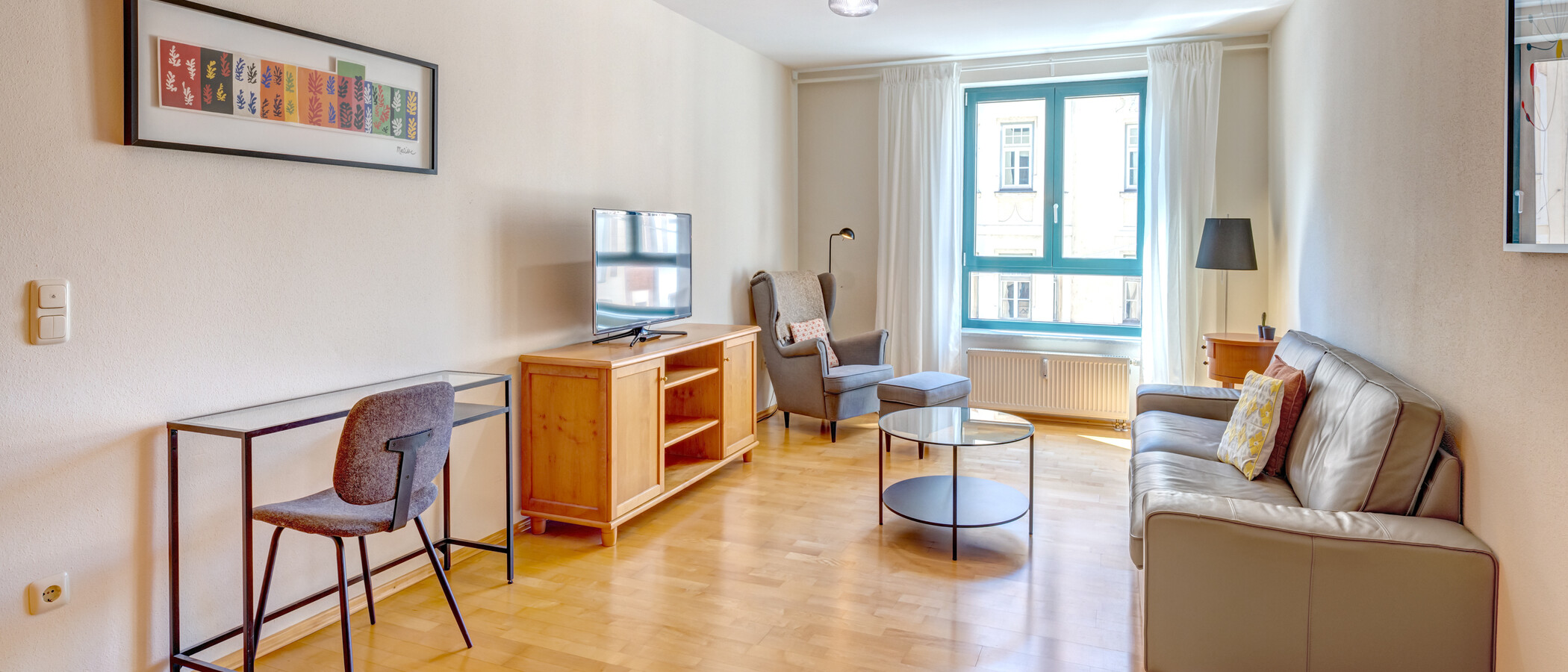 квартира München Maxvorstadt - Museumsviertel 02 жилое пространство 4289