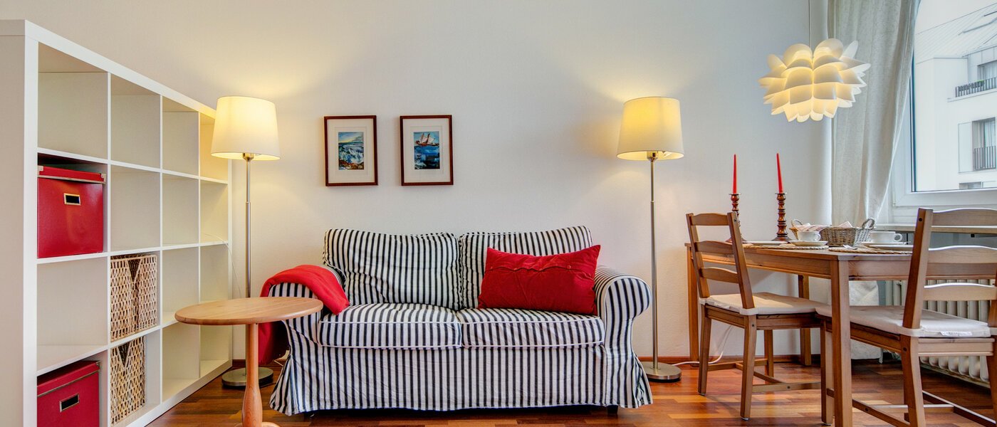 квартира München Neuhausen 02 гостиная 4307