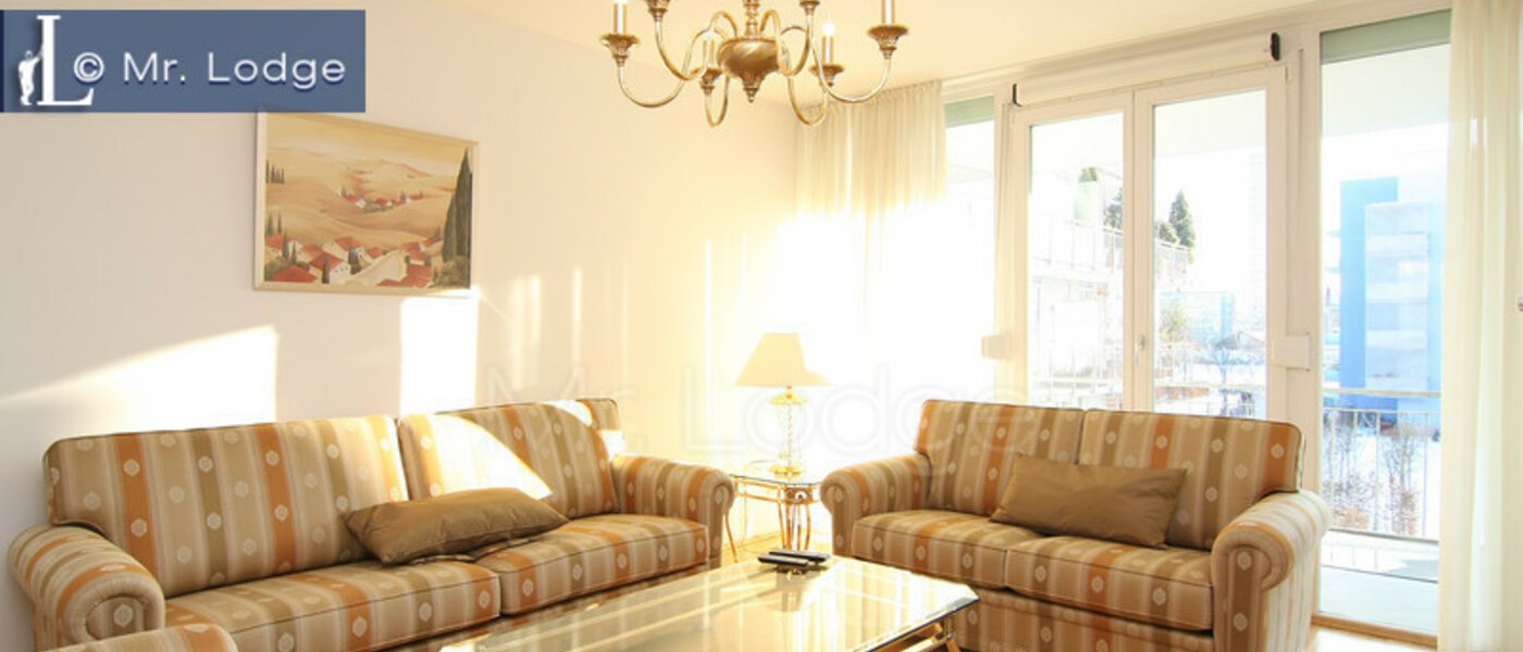 квартира München Parkstadt Schwabing 01 гостиная 4318