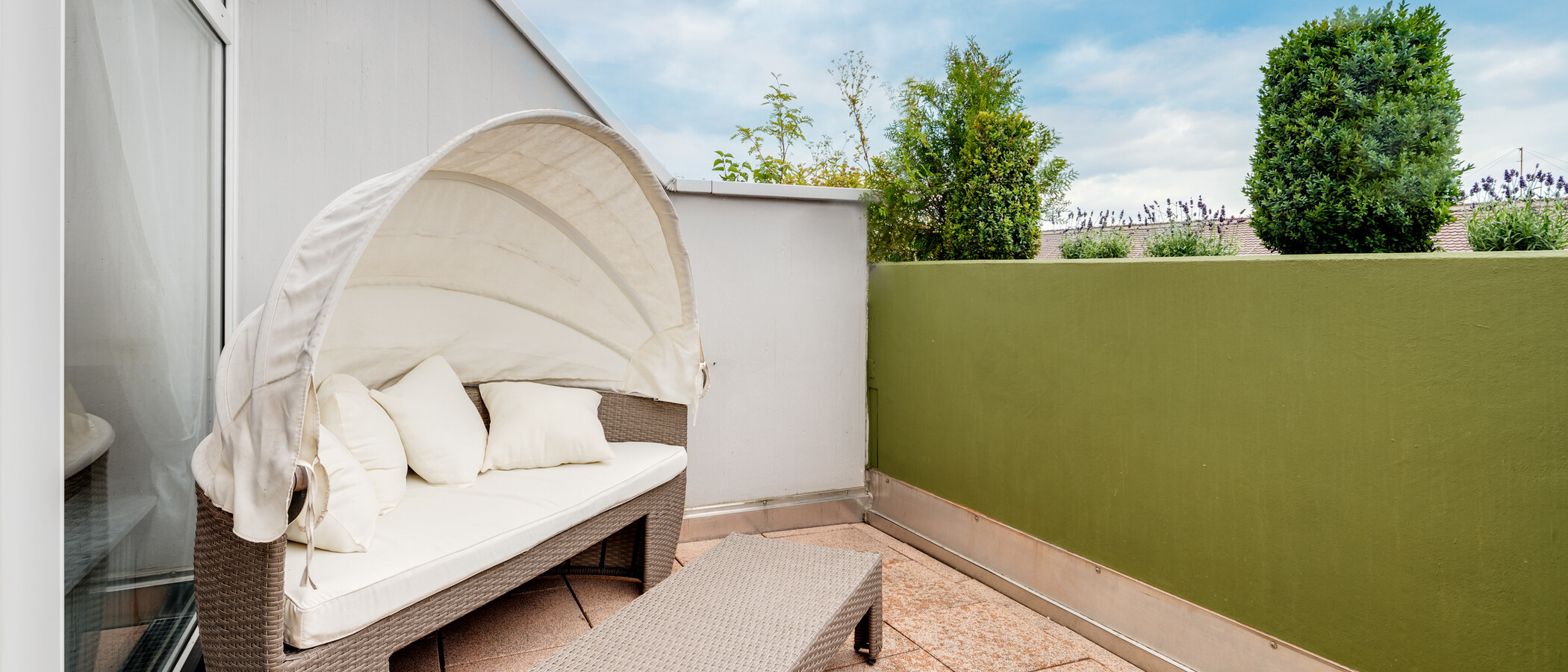 квартира München Isarvorstadt 01 терраса с крышей 4327