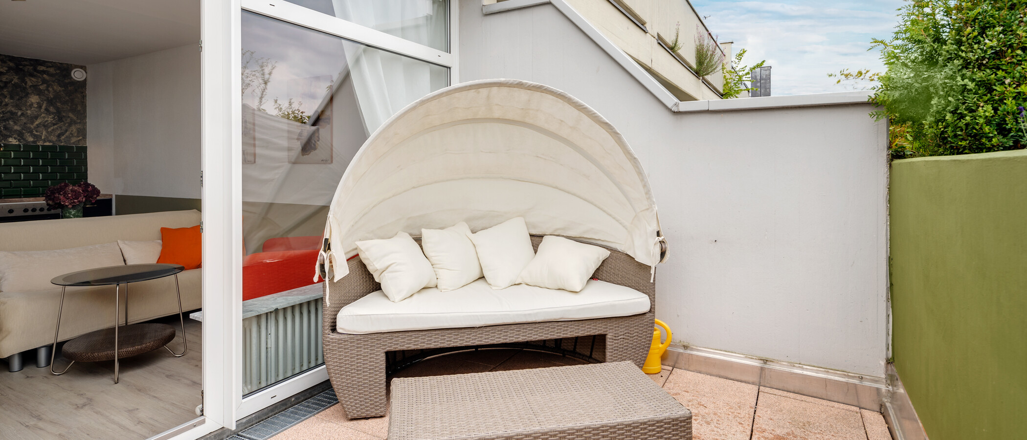 квартира München Isarvorstadt 02 терраса с крышей 4327