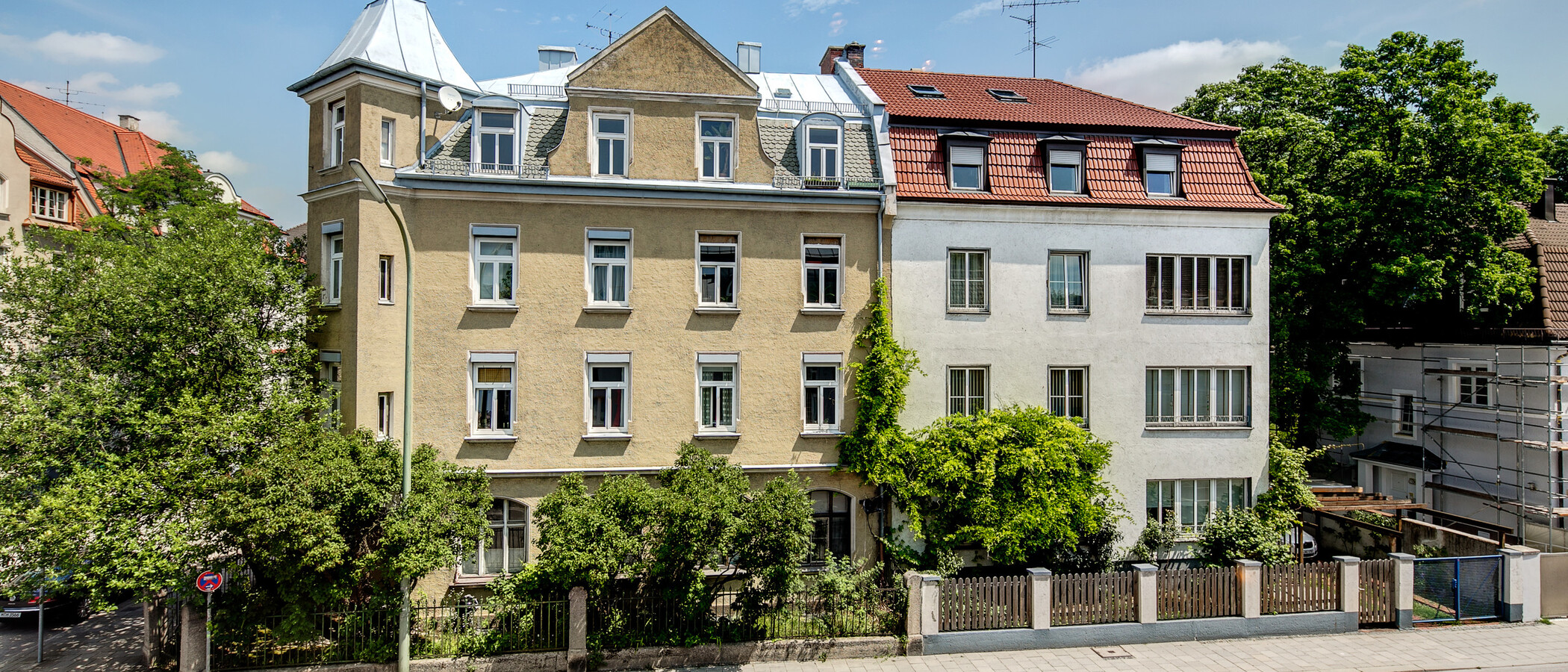 квартира München Schwabing (rechts der Leopoldstraße) 01 вид из окна 4338
