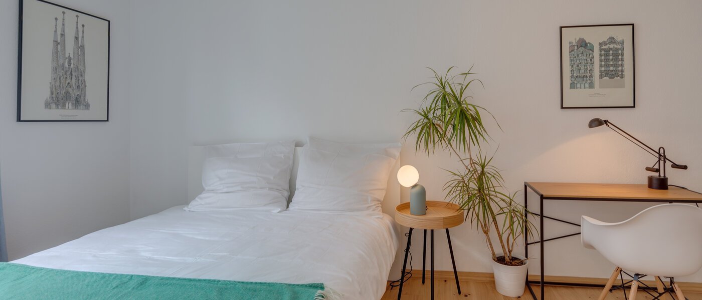 квартира München Schwabing-West (rund um den Hohenzollernplatz) 02 спальная комната 4379