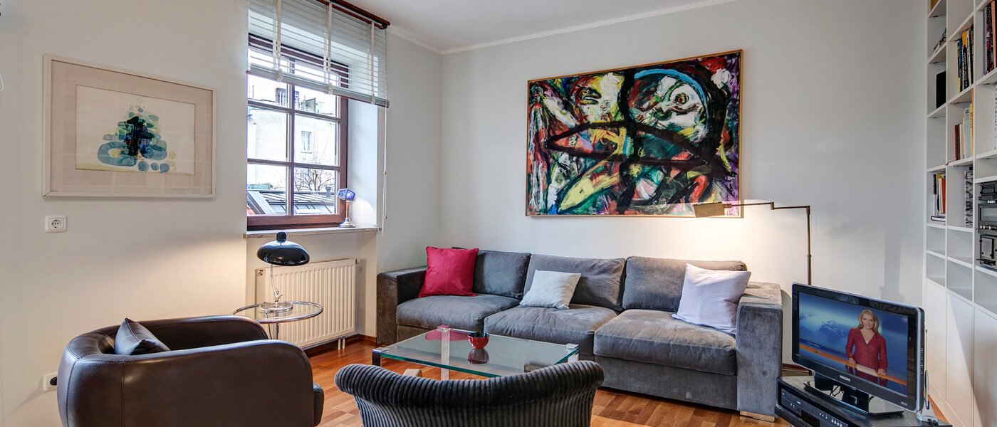 квартира München Lehel 02 гостиная 4400