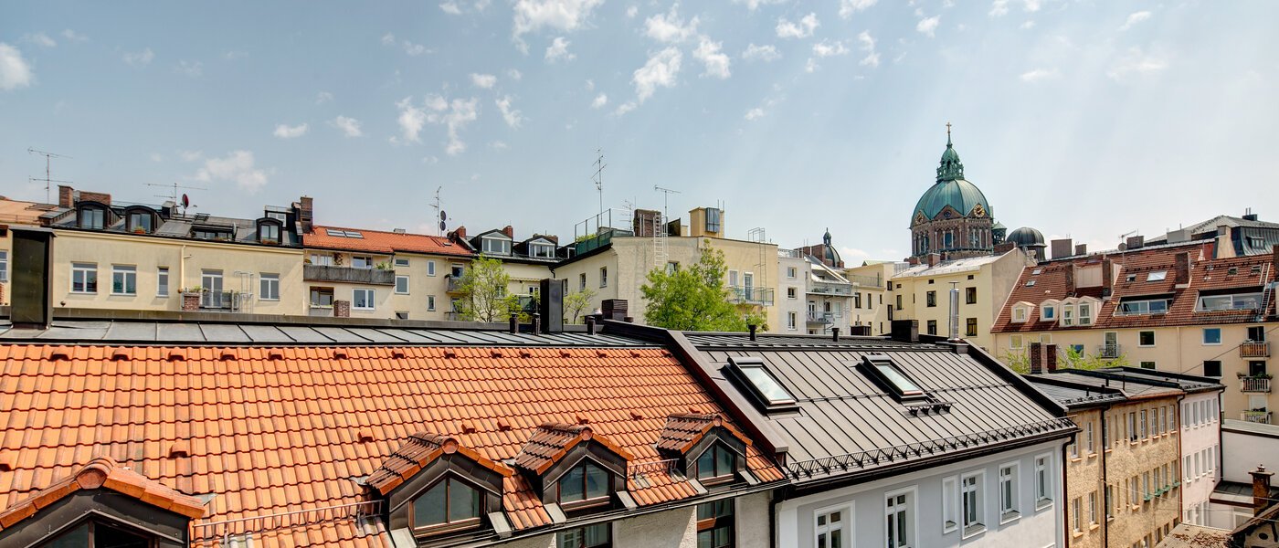 квартира München Lehel 01 вид из окна 4400