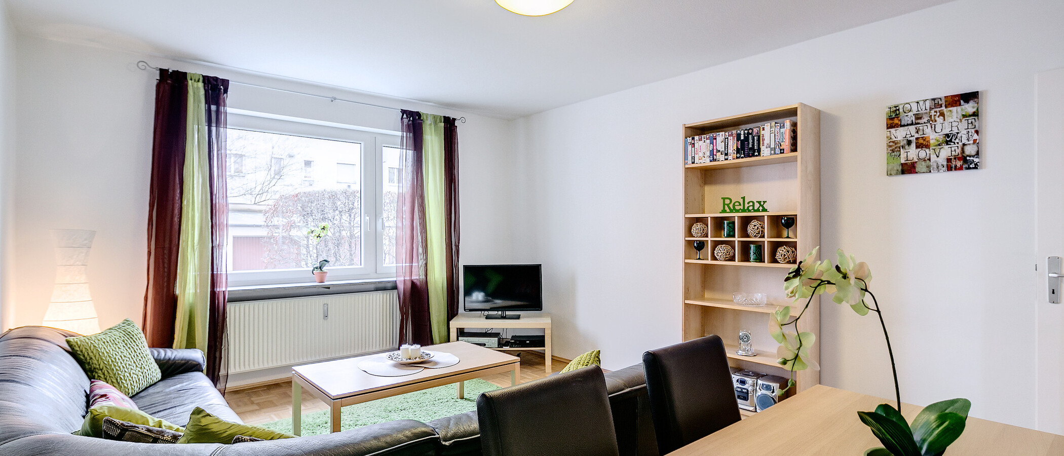 квартира München Schwabing-Georgenschwaige 02 гостиная 4416