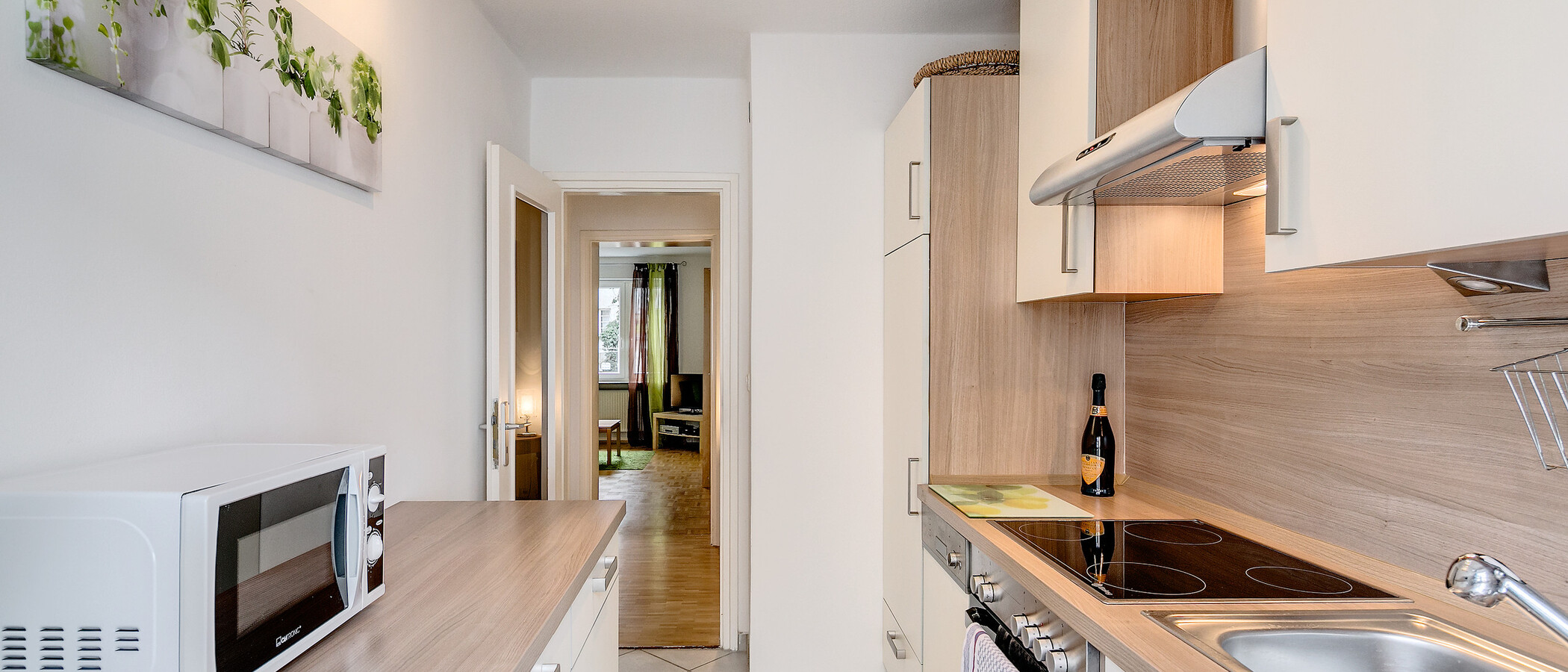 квартира München Schwabing-Georgenschwaige 03 кухня 4416