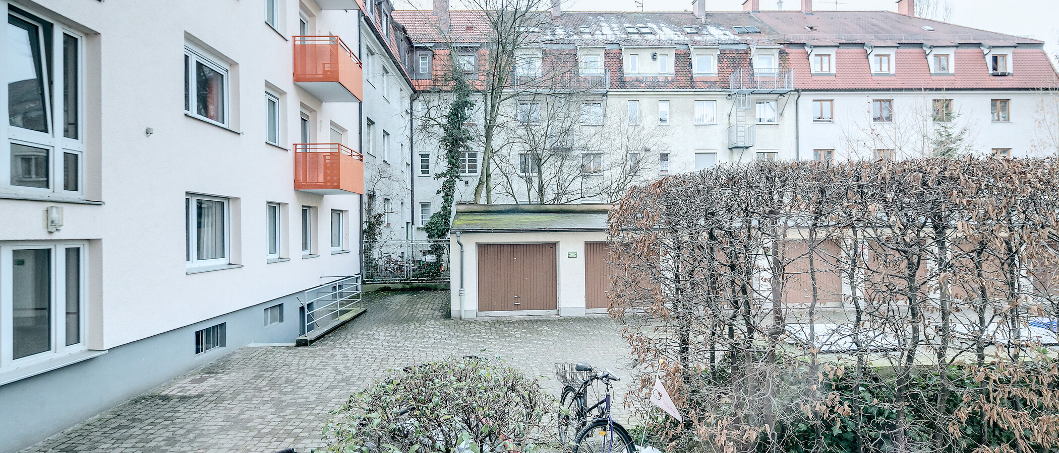 квартира München Schwabing-Georgenschwaige 01 вид из окна 4416
