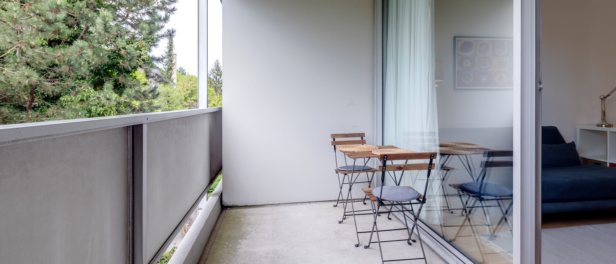 квартира München Schwabing-Nord (zw. Leopoldstraße & Englischen Garten) 01 балкон 4452