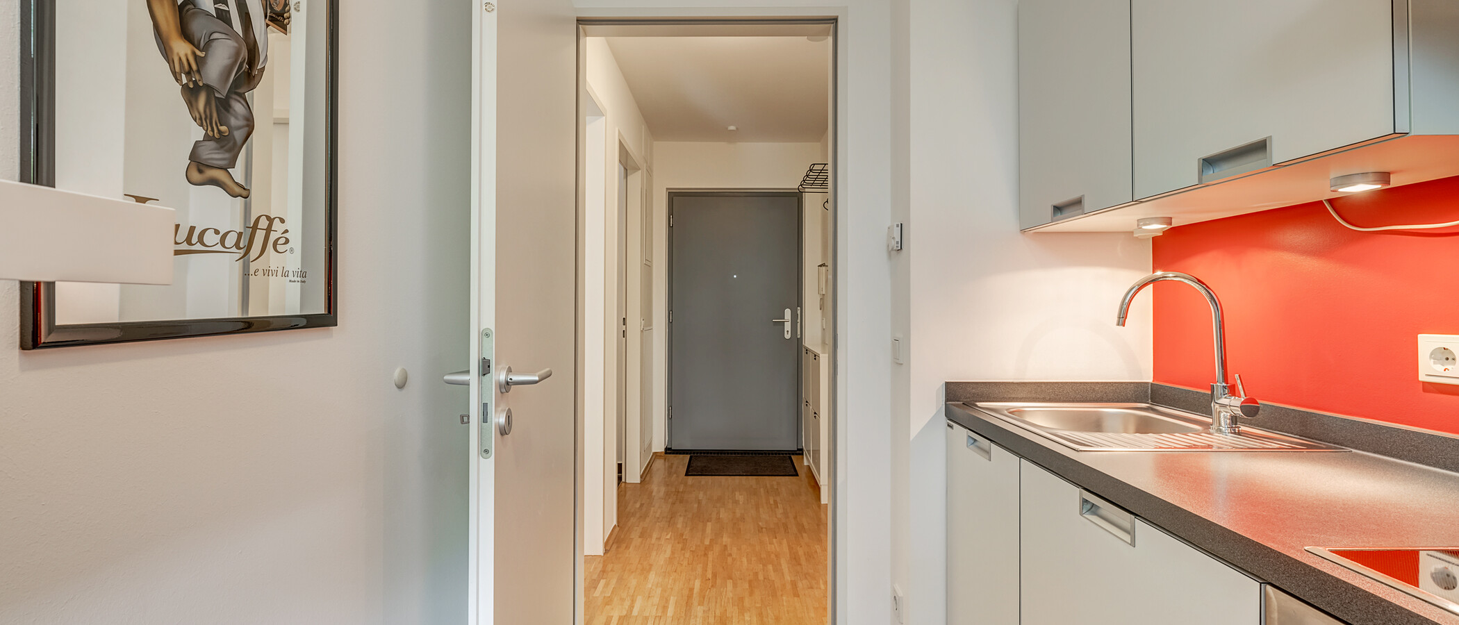 квартира с садом München Schwanthalerhöhe 02 кухня 4454