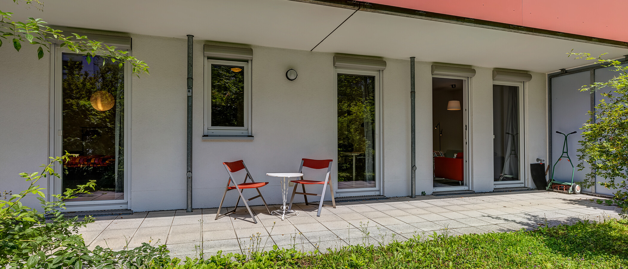 квартира с садом München Schwanthalerhöhe 01 терраса 4454