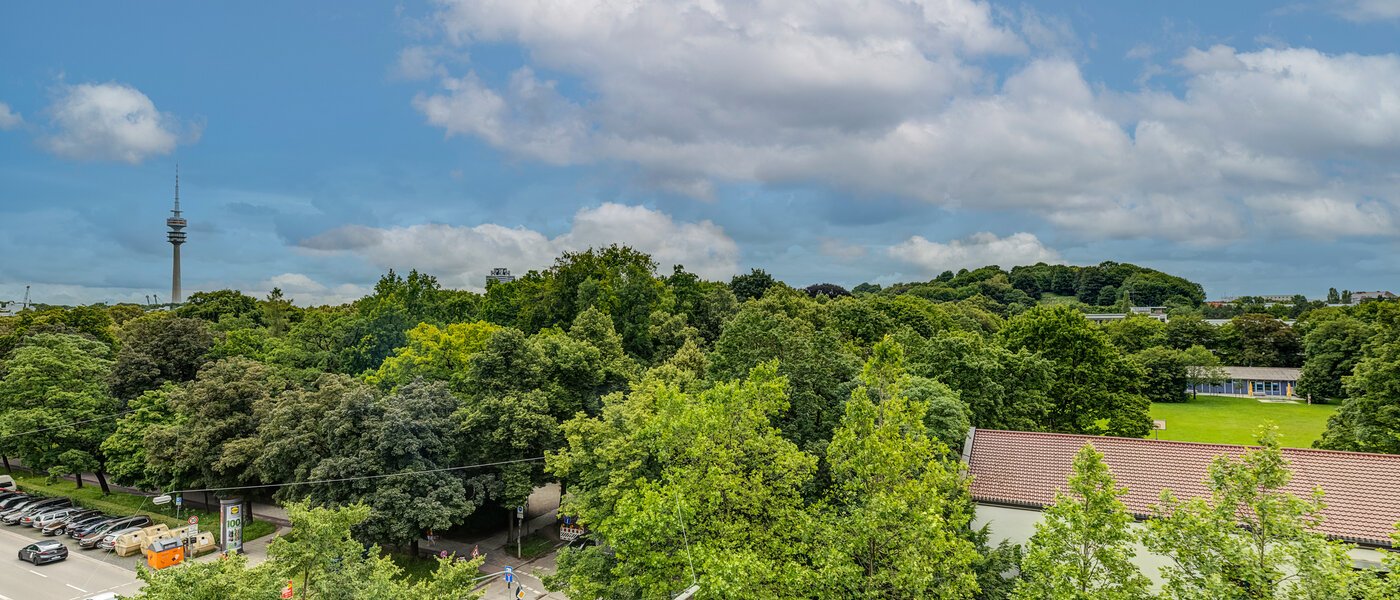 квартира München Schwabing-West (rund um den Bonner Platz) 03 вид из окна 4460