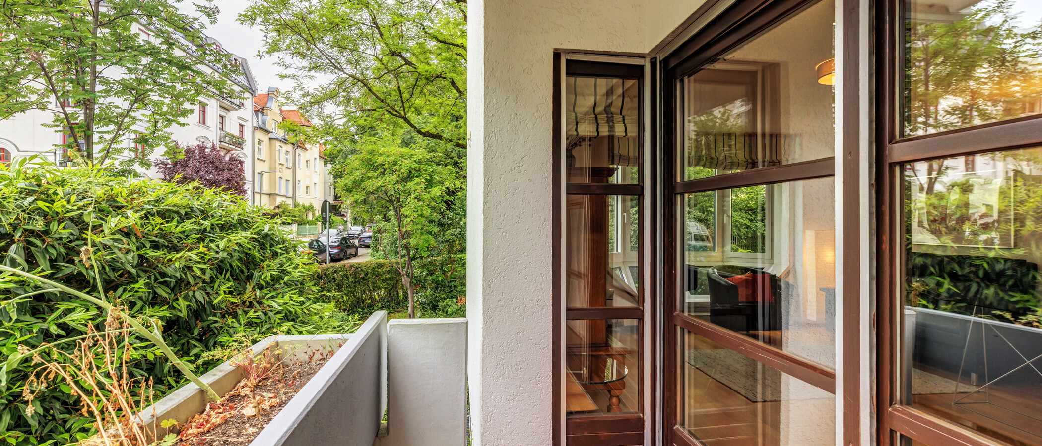 квартира München Obersendling 01 балкон 4519