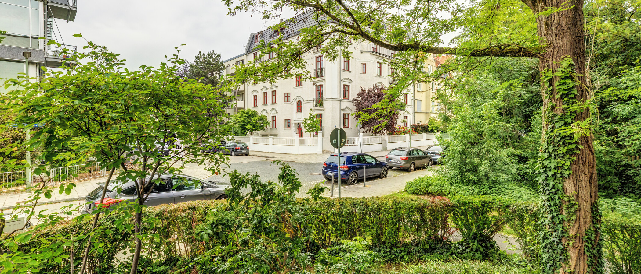 квартира München Obersendling 01 вид из окна 4519