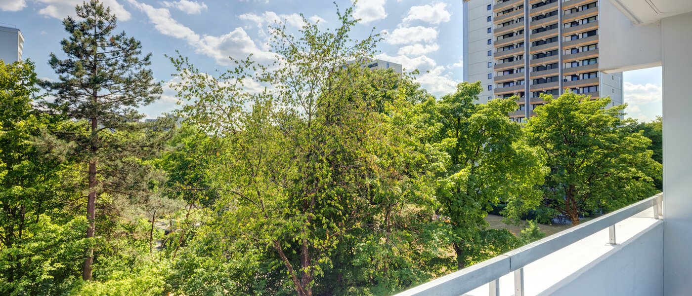 квартира München Neuperlach 03 вид из окна 4521