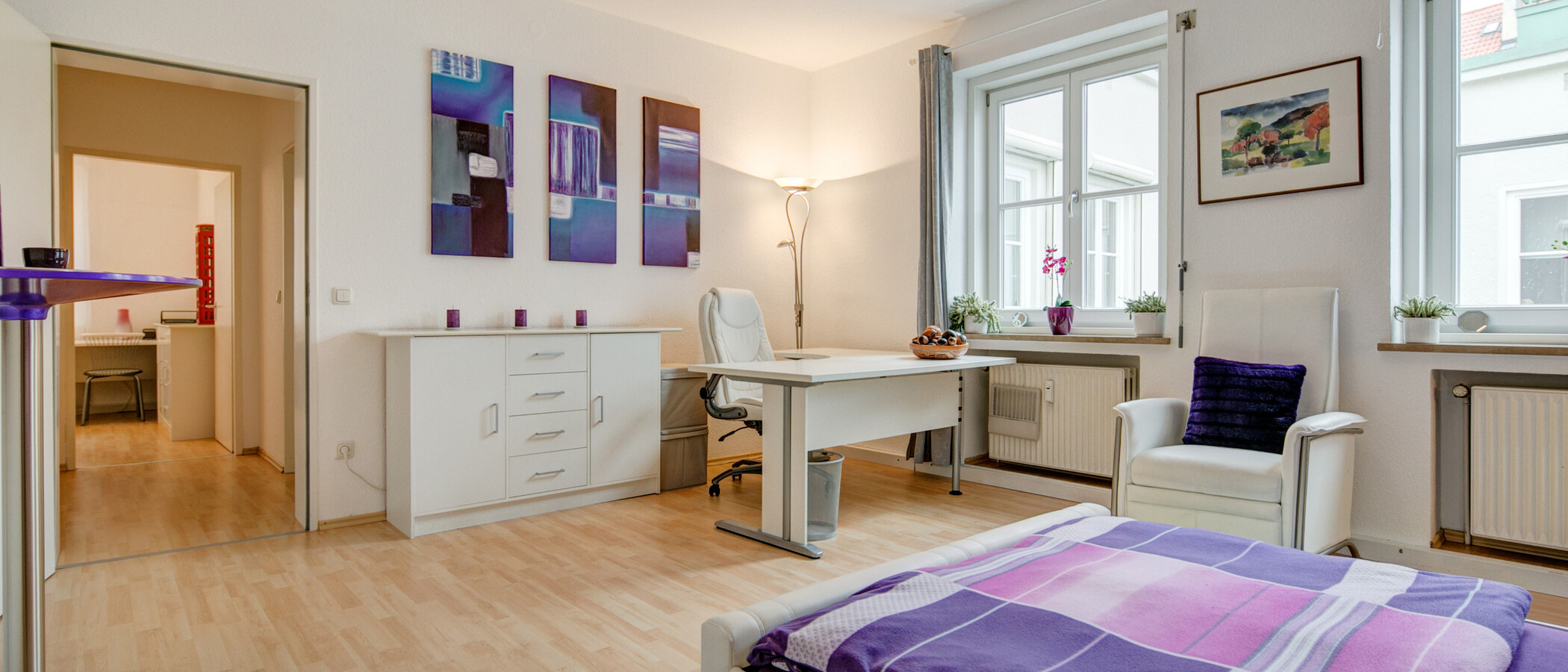 квартира München Schwabing (rechts der Leopoldstraße) 02 спальная 4536